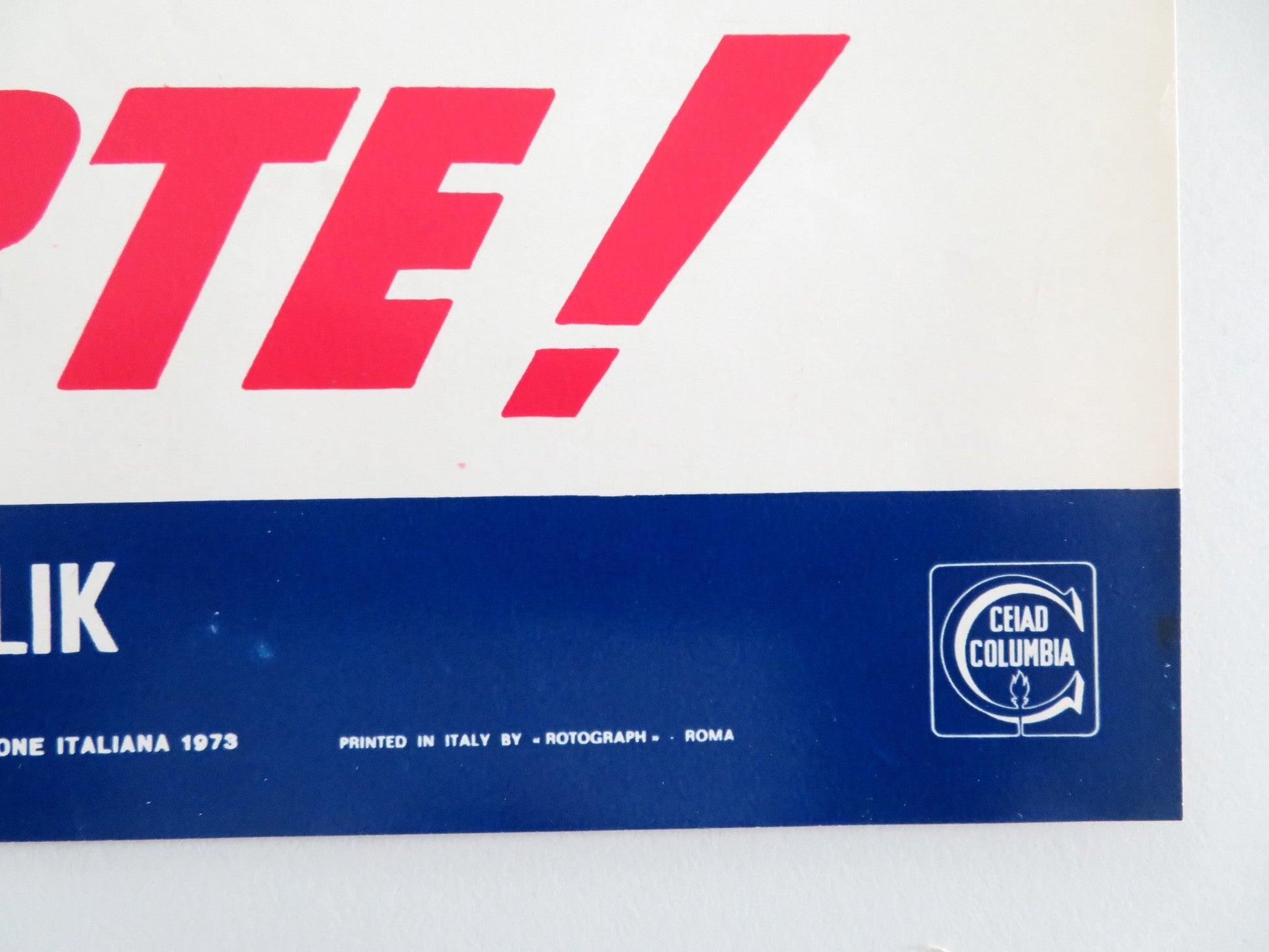 SHAMUS - F ITALIAN FOTOBUSTA POSTER BURT REYNOLDS DYAN CANNON 1973 Rendezvous Cinema Movie posters