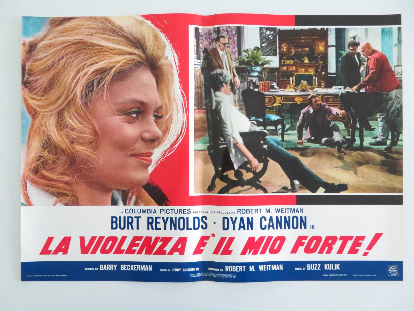 SHAMUS - F ITALIAN FOTOBUSTA POSTER BURT REYNOLDS DYAN CANNON 1973 Rendezvous Cinema Movie posters