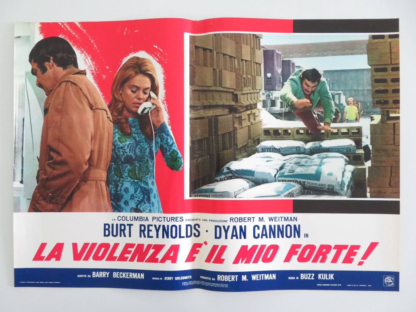 SHAMUS - J ITALIAN FOTOBUSTA POSTER BURT REYNOLDS DYAN CANNON 1973 Rendezvous Cinema Movie posters