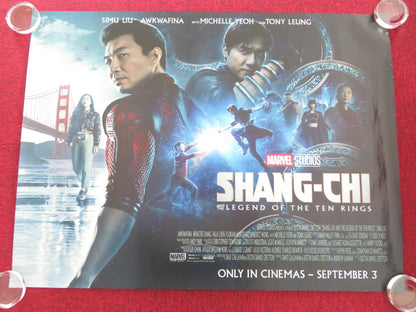 SHANG - CHI AND THE LEGEND OF THE TEN RINGS UK QUAD ROLLED POSTER MARVEL 2021 Movie posters