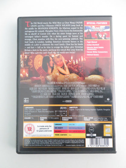 Shanghai Knights (DVD) Jackie Chan Owen Wilson 2003 Region 2 Movie posters