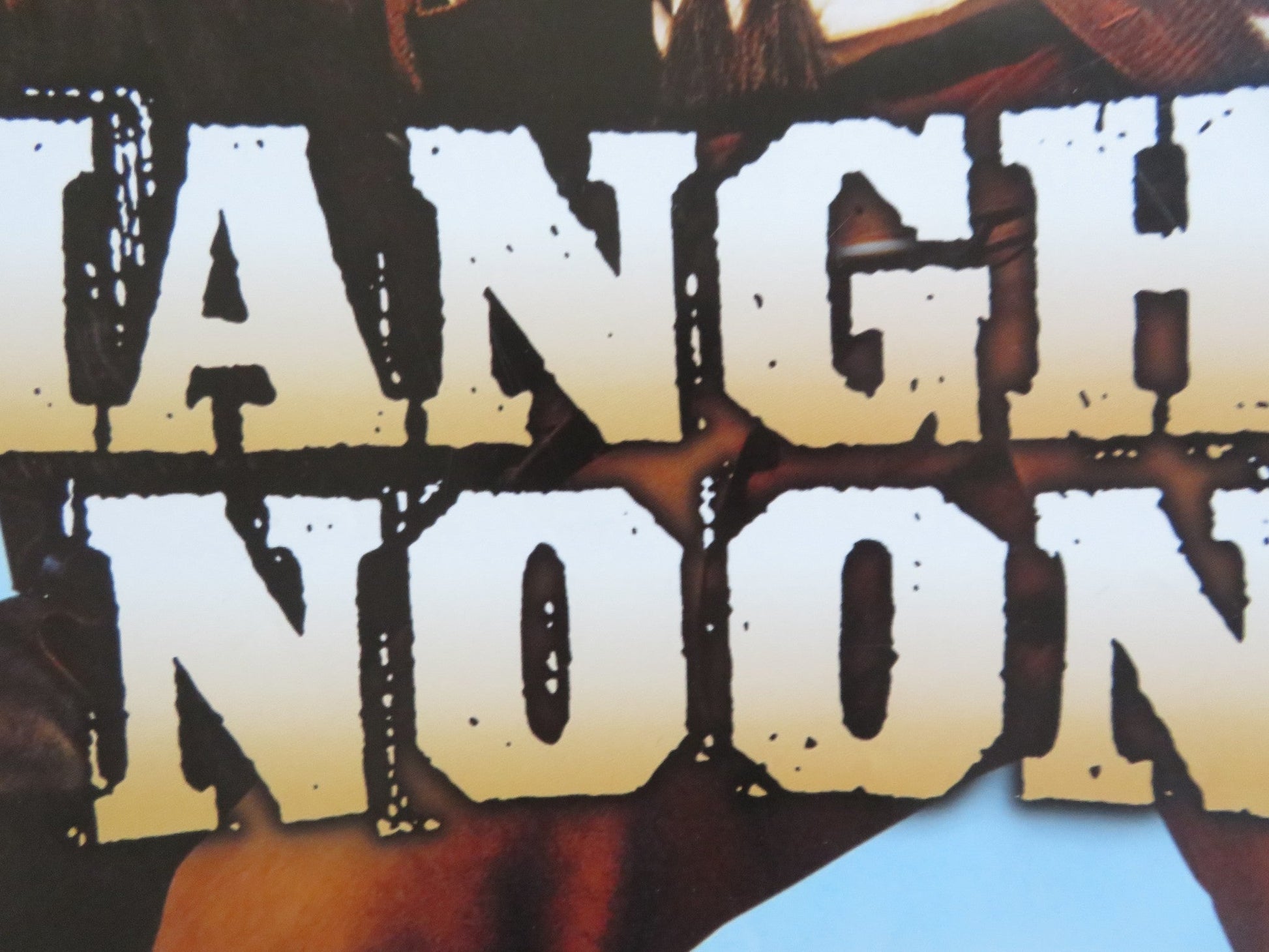 SHANGHAI NOON VHS VIDEO POSTER JACKIE CHAN OWEN WILSON 2000 Rendezvous Cinema Movie posters