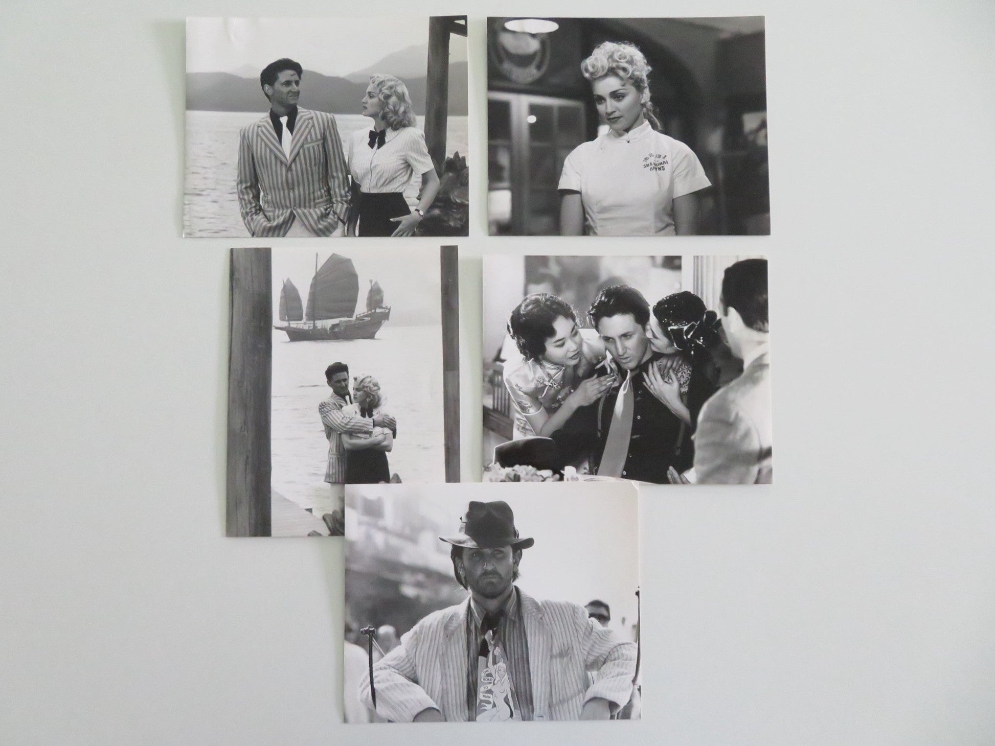 SHANGHAI SURPRISE MOVIE STILL PHOTO LOT OF 5 MADONNA SEAN PENN 1986 Movie posters