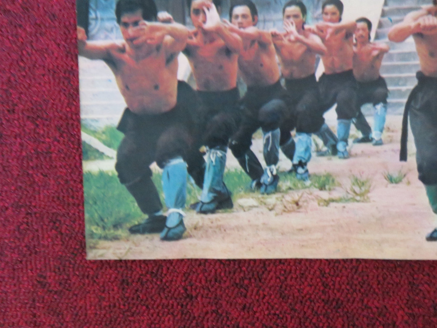 SHAOLIN TEMPLE - A ITALIAN FOTOBUSTA POSTER ALEXANDER SENG NORAL WALL 1978 Rendezvous Cinema Movie posters