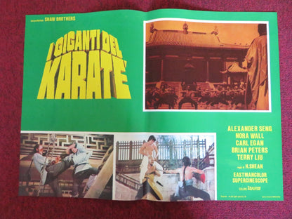 SHAOLIN TEMPLE - E ITALIAN FOTOBUSTA POSTER ALEXANDER SENG NORAL WALL 1978 Rendezvous Cinema Movie posters