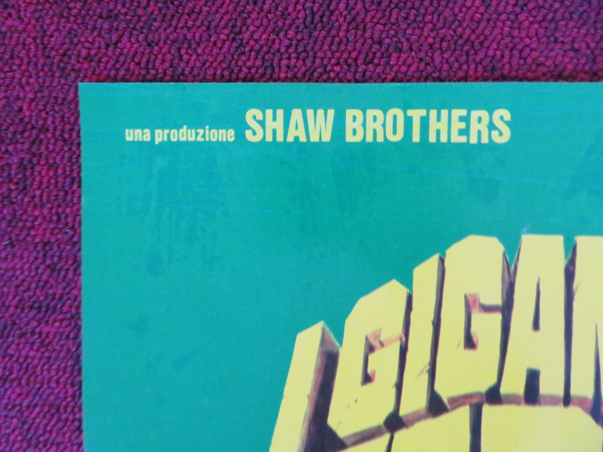 SHAOLIN TEMPLE - E ITALIAN FOTOBUSTA POSTER ALEXANDER SENG NORAL WALL 1978 Rendezvous Cinema Movie posters