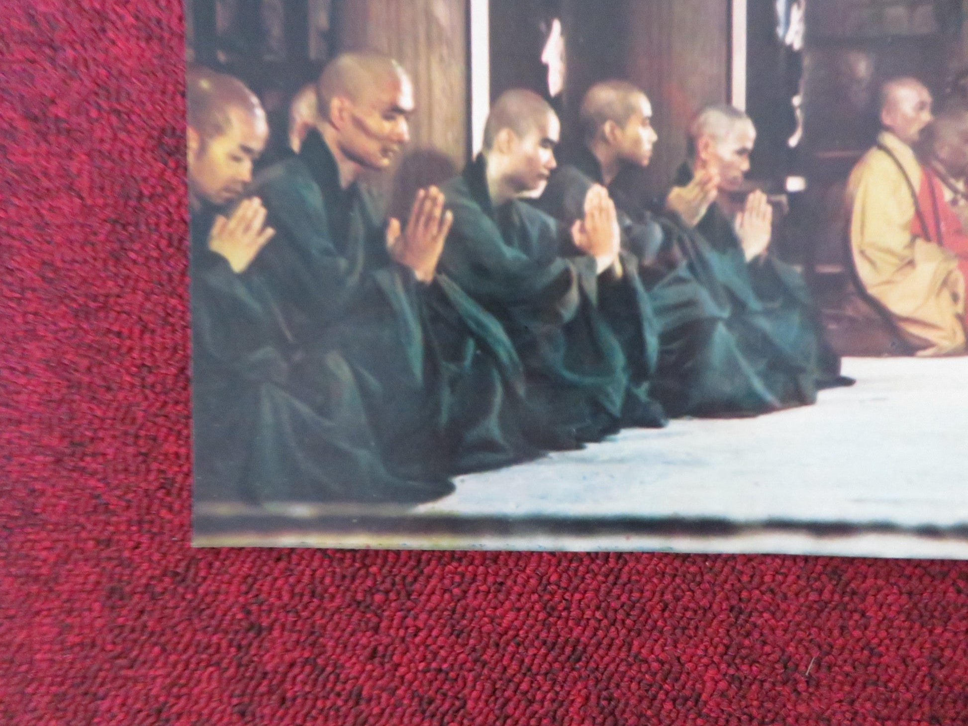 SHAOLIN TEMPLE - F ITALIAN FOTOBUSTA POSTER ALEXANDER SENG NORAL WALL 1978 Rendezvous Cinema Movie posters