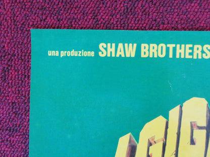 SHAOLIN TEMPLE - F ITALIAN FOTOBUSTA POSTER ALEXANDER SENG NORAL WALL 1978 Rendezvous Cinema Movie posters