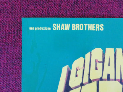 SHAOLIN TEMPLE - G ITALIAN FOTOBUSTA POSTER ALEXANDER SENG NORAL WALL 1978 Rendezvous Cinema Movie posters