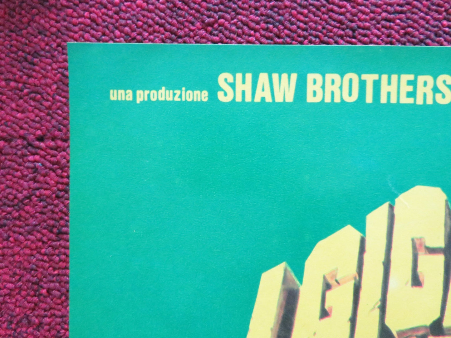 SHAOLIN TEMPLE - H ITALIAN FOTOBUSTA POSTER ALEXANDER SENG NORA WALL 1978 Rendezvous Cinema Movie posters