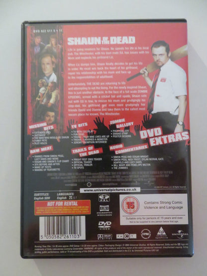 SHAUN OF THE DEAD (DVD) SIMON PEGG NICK FROST 2004 REGION 2 Movie posters