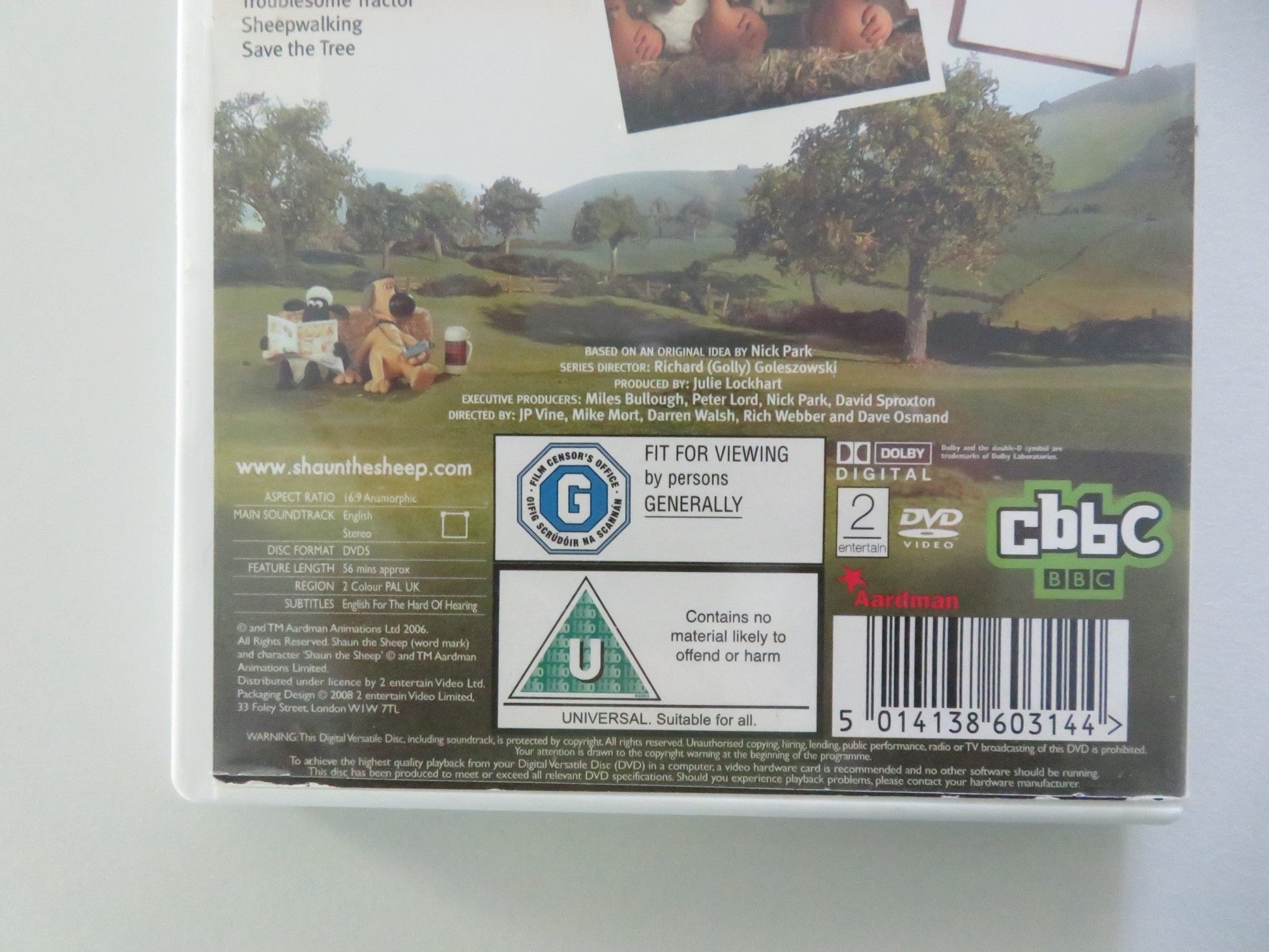 SHAUN THE SHEEP: ABRACADABRA (DVD) JUSTIN FLETCHER JOHN SPARKES 2008 REGION 2 Movie posters