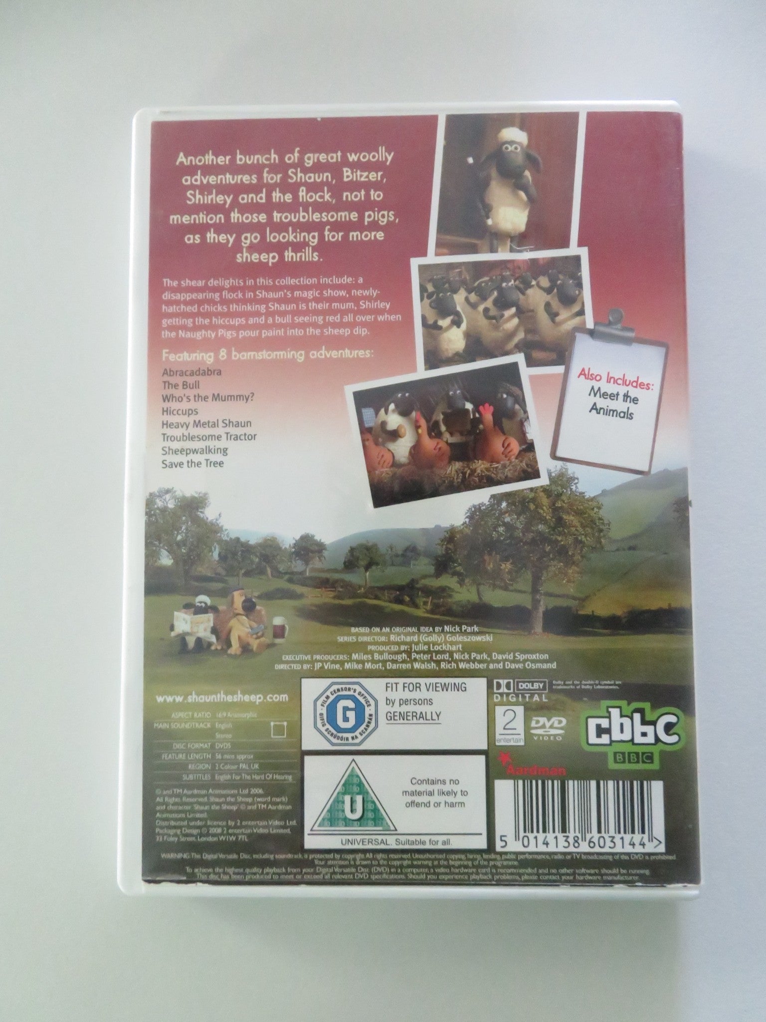 SHAUN THE SHEEP: ABRACADABRA (DVD) JUSTIN FLETCHER JOHN SPARKES 2008 REGION 2 Movie posters