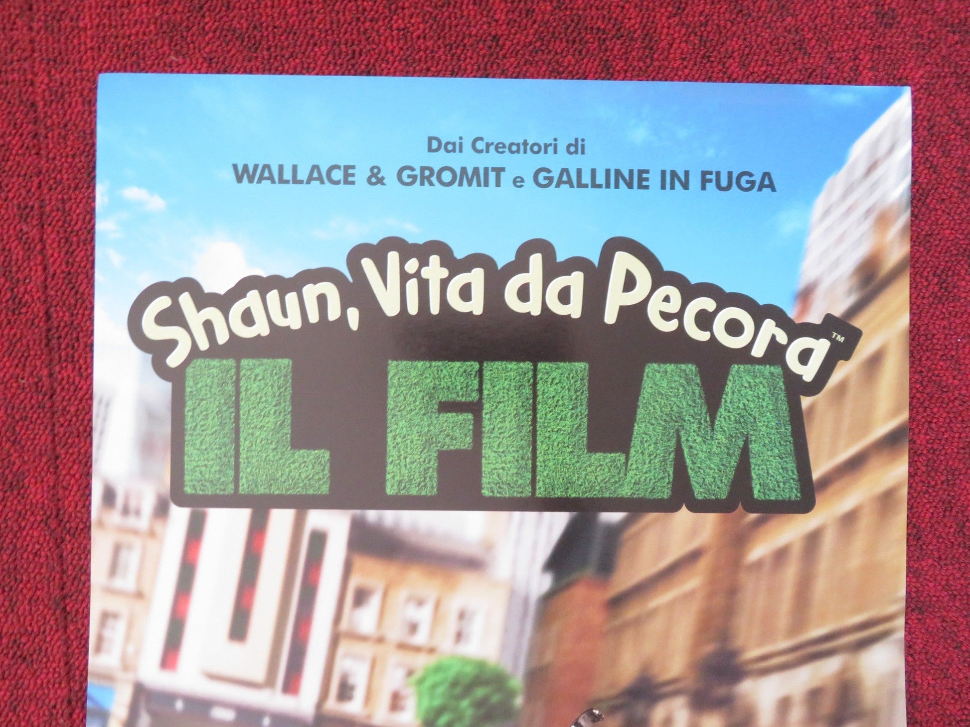 SHAUN THE SHEEP MOVIE ITALIAN LOCANDINA POSTER JUSTIN FLETCHER OMID DJALILI 2015 Rendezvous Cinema Movie posters