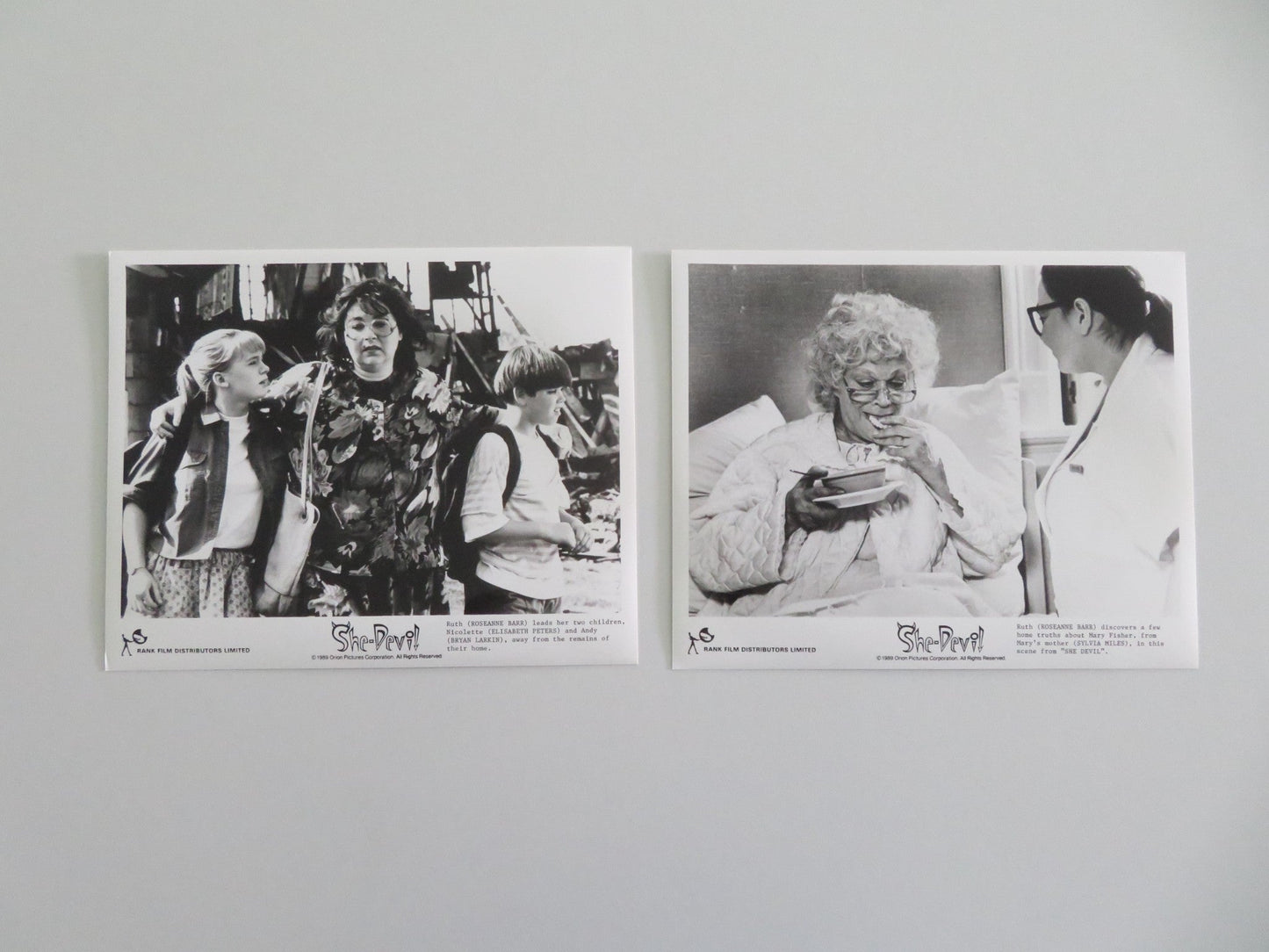 SHE - DEVIL MOVIE STILL PHOTO LOT OF 10 ROSEANNE BARR MERYL STREEP 1989 Movie posters