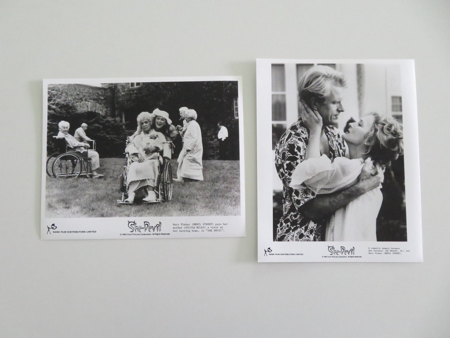 SHE - DEVIL MOVIE STILL PHOTO LOT OF 10 ROSEANNE BARR MERYL STREEP 1989 Movie posters