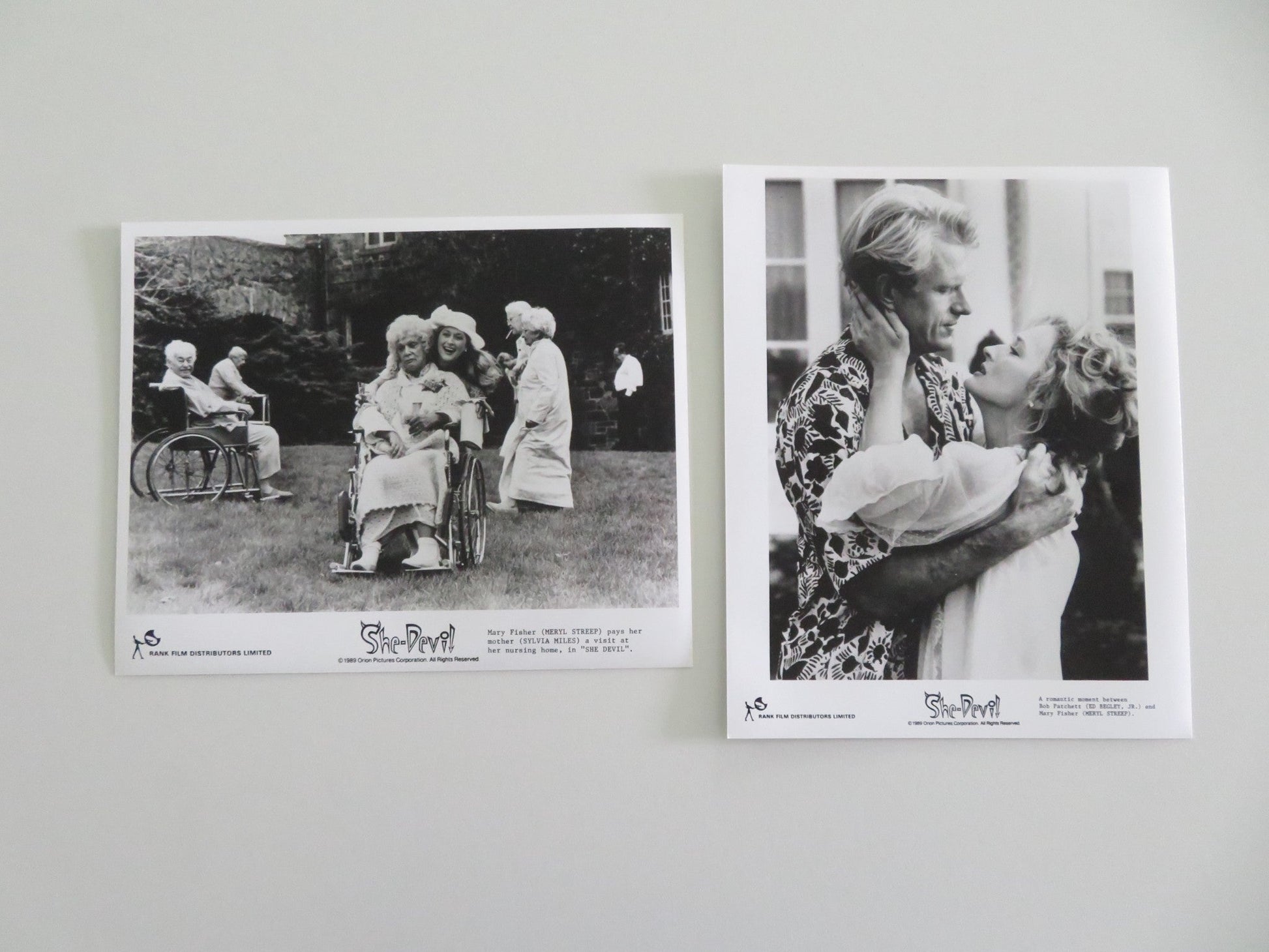 SHE - DEVIL MOVIE STILL PHOTO LOT OF 10 ROSEANNE BARR MERYL STREEP 1989 Movie posters