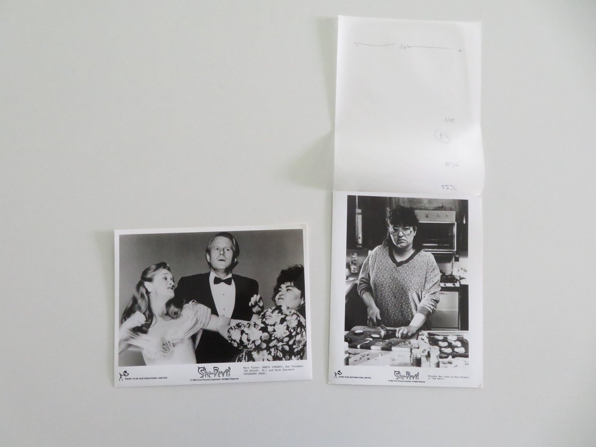 SHE - DEVIL MOVIE STILL PHOTO LOT OF 10 ROSEANNE BARR MERYL STREEP 1989 Movie posters