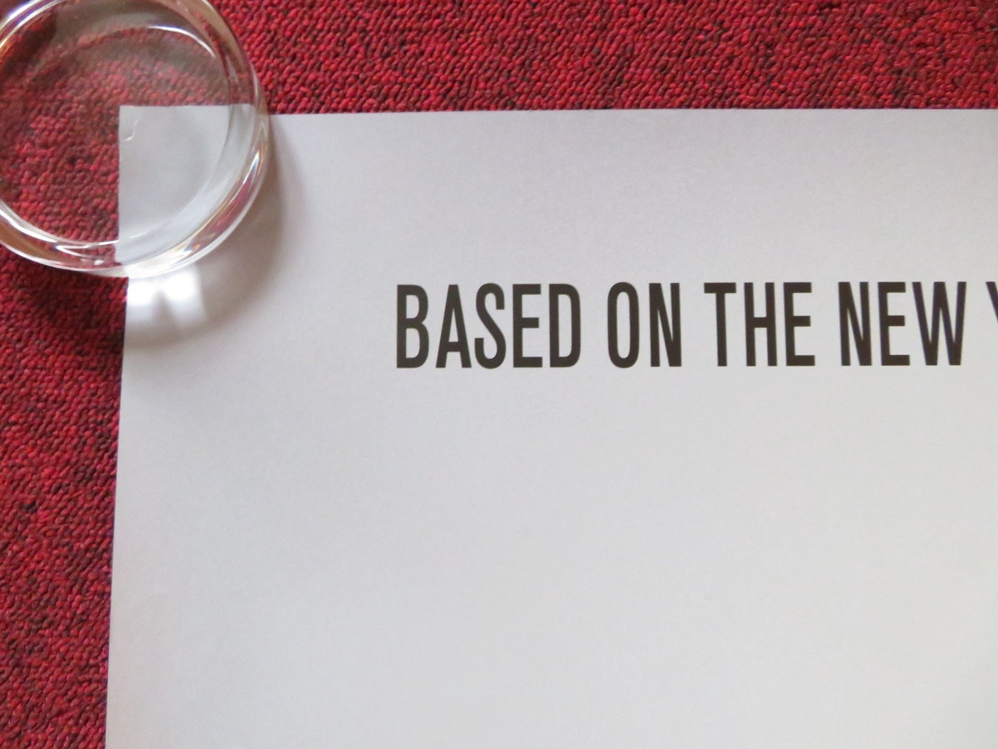 SHE SAID - A UK QUAD ROLLED POSTER CAREY MULLIGAN ZOE KAZAN 2022 Rendezvous Cinema Movie posters