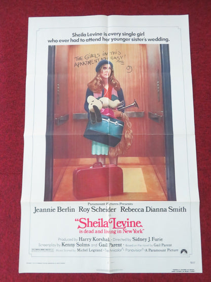 SHEILA LEVINE IS DEAD AND LIVING IN NEW YORK FOLDED US ONE SHEET POSTER 1975 Movie posters