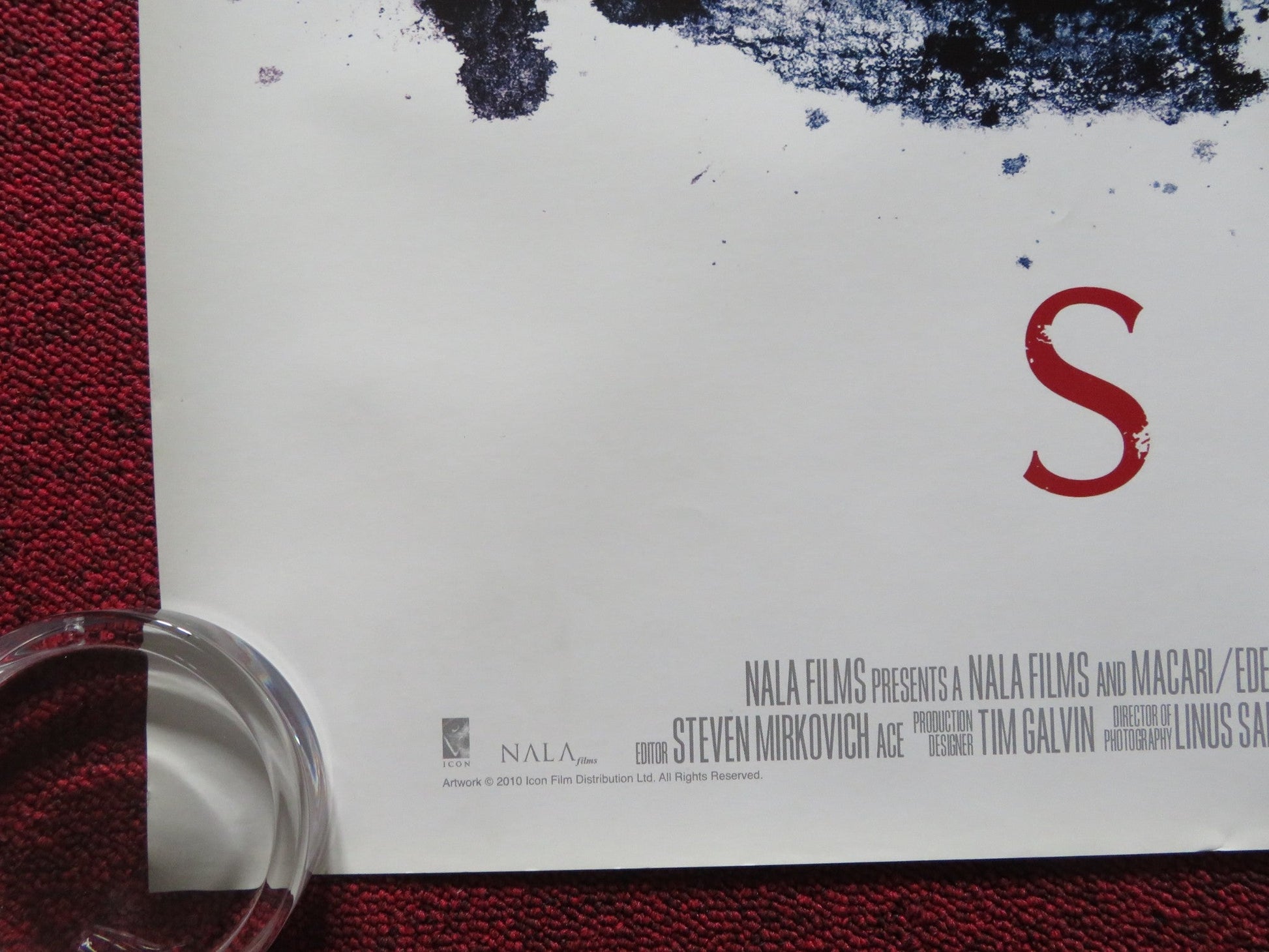 SHELTER / 6 SOULS UK QUAD ROLLED POSTER JULIANNE MOORE JONATHAN RHYS MEYER 2010 Rendezvous Cinema Movie posters