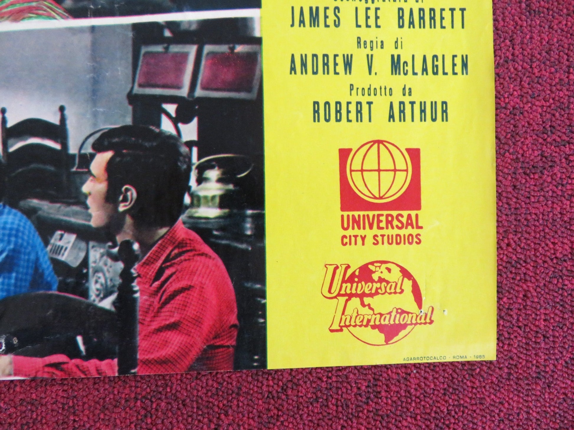 SHENANDOAH - G ITALIAN FOTOBUSTA POSTER JAMES STEWART DOUG MCCLURE 1965 Rendezvous Cinema Movie posters