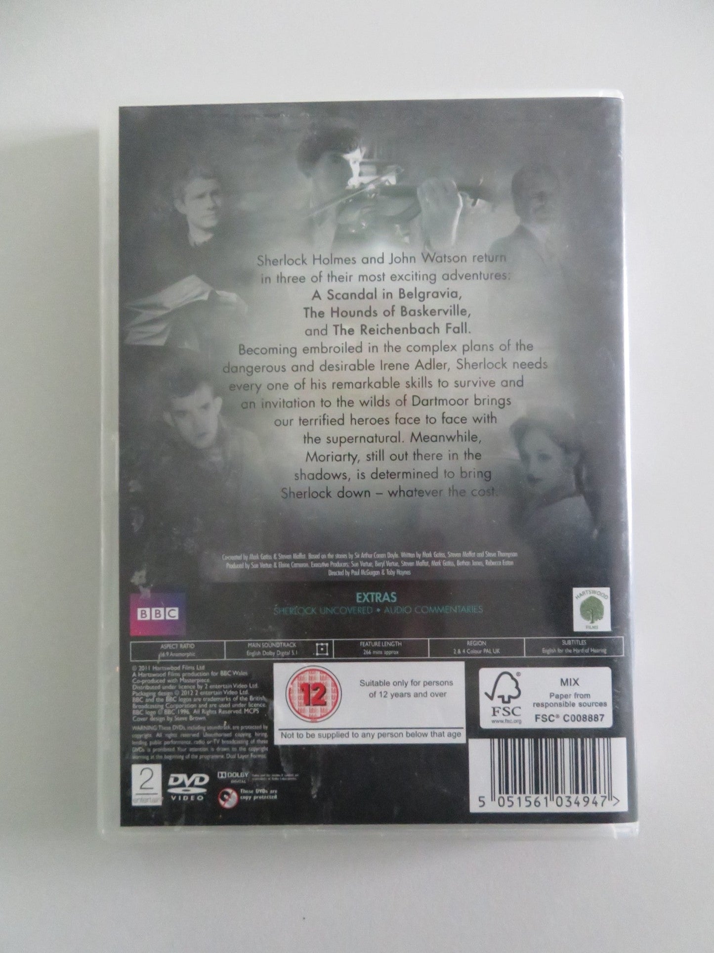 Sherlock Complete Series 2 (DVD) Benedict Cumberbatch 2012 Region 2, 4 Movie posters