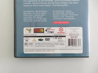 SHERLOCK HOLMES AND THE SECRET WEAPON - B (DVD) SHERLOCK HOLMES 1942 REGION ALL Movie posters