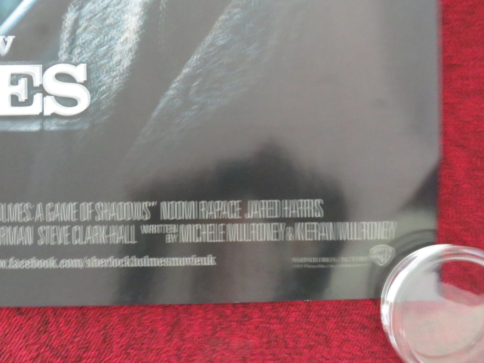 SHERLOCK HOLMES - B UK QUAD ROLLED POSTER ROBERT DOWNEY JR. JUDE LAW 2009 Movie posters