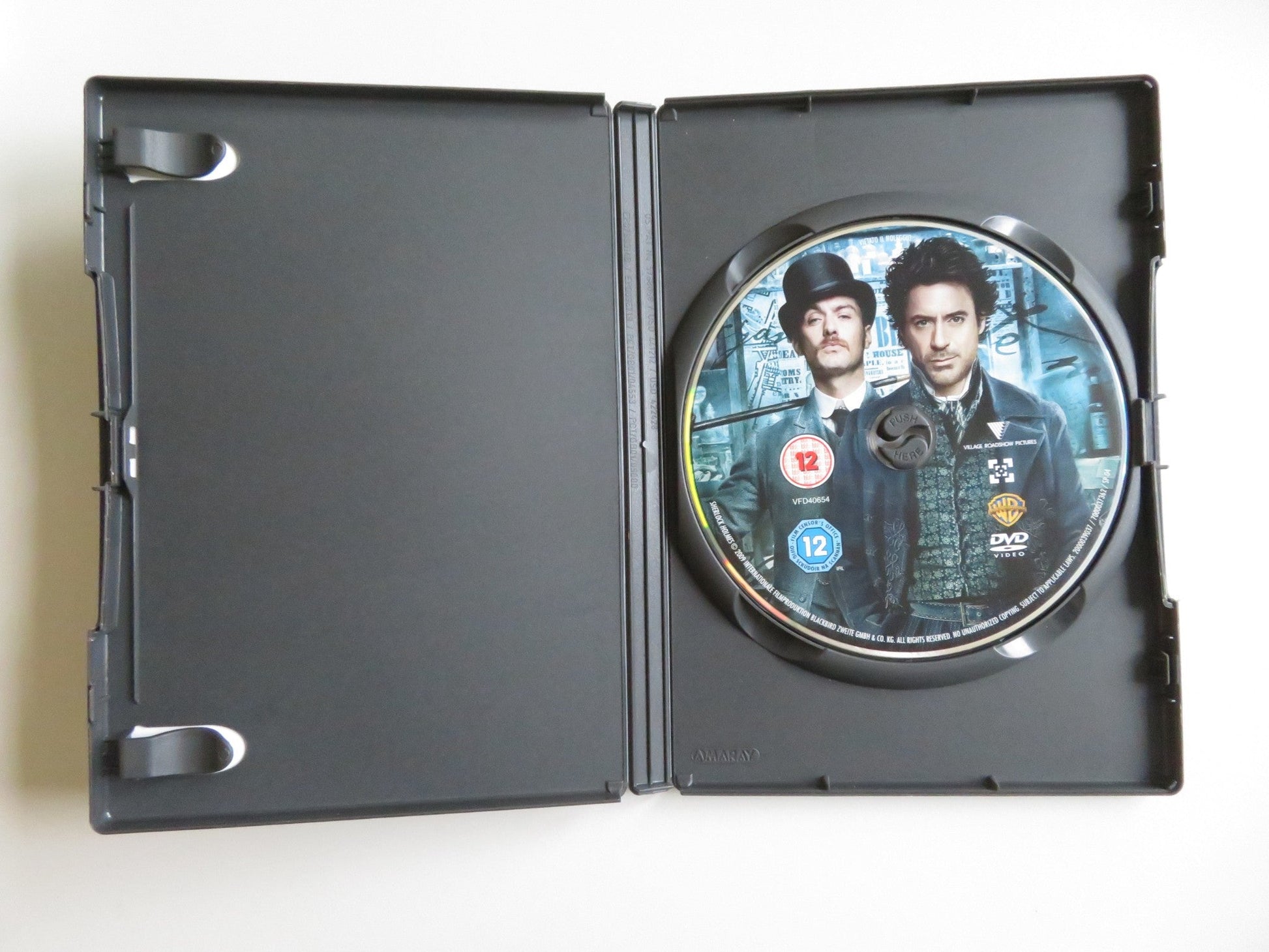 SHERLOCK HOLMES (DVD) ROBERT DOWNEY JR. JUDE LAW 2009 REGION 2 Movie posters