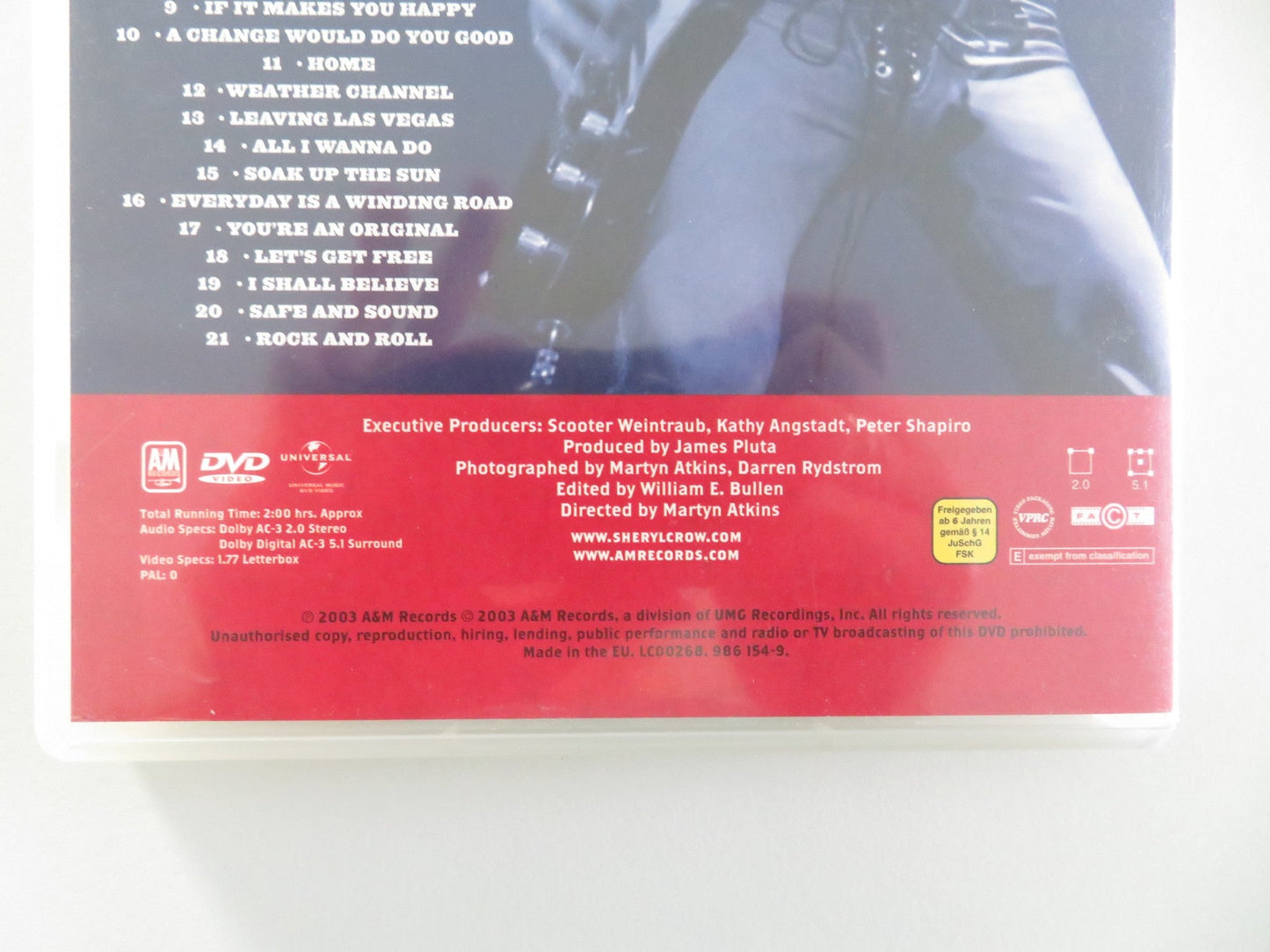 SHERYL CROW: C'MON AMERICA 2003 (DVD) SHERYL CROW 2003 REGION 0 Movie posters