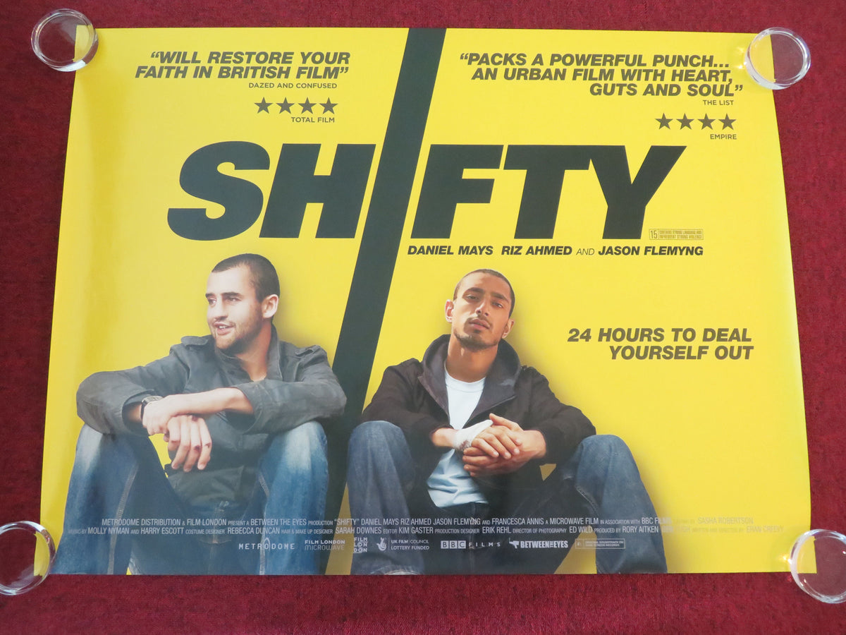 Shifty UK Quad Rolled Poster Daniel Mays Riz Ahmed 2008 Movie posters