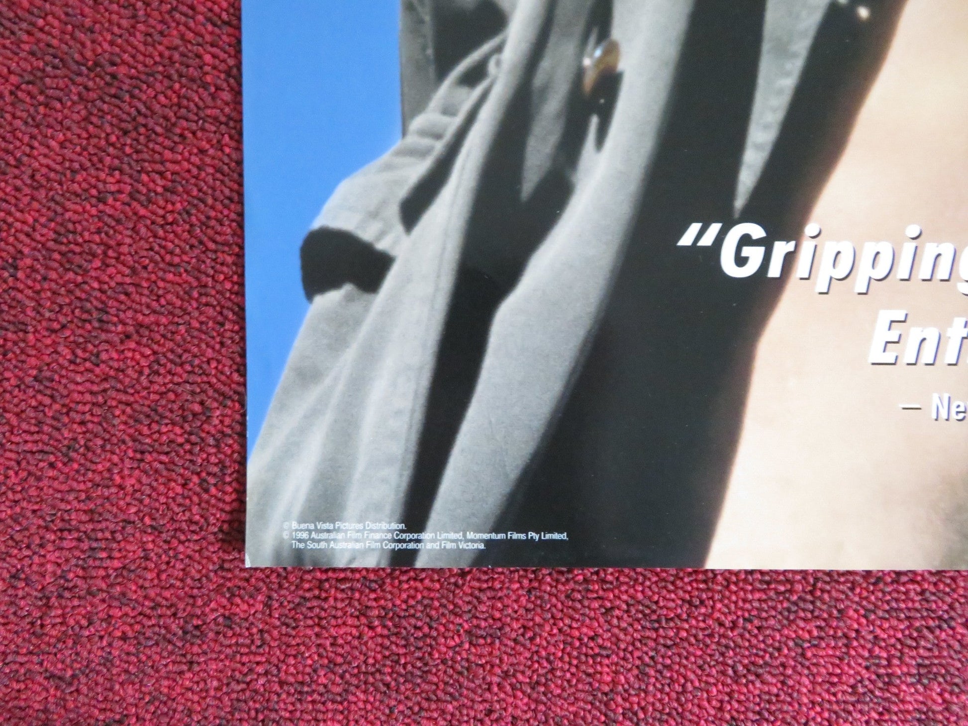 SHINE VHS VIDEO POSTER GEOFFREY RUSH SONIA TODD 1996 Rendezvous Cinema Movie posters