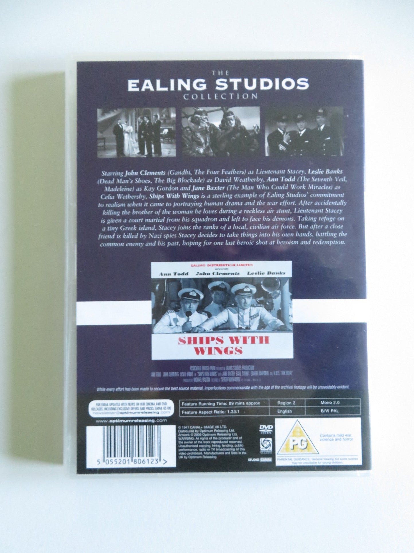SHIPS WITH WINGS - THE EALING STUDIOS COLLECTION (DVD) J. CLEMENTS 1941 REGION 2 - Rendezvous Cinema