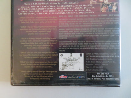 SHOLAY (DVD) SANJEEV KUMAR DHARMENDRA AMITABH BACHCHAN 1975 Movie posters