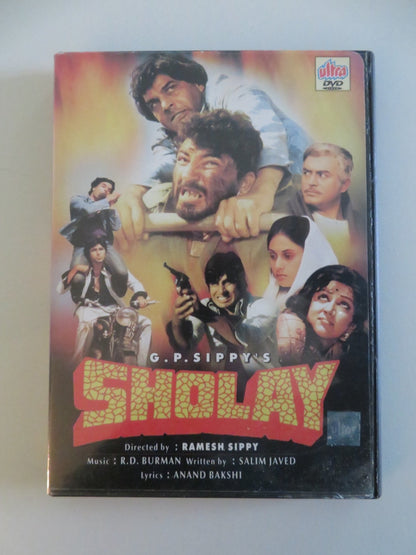 SHOLAY (DVD) SANJEEV KUMAR DHARMENDRA AMITABH BACHCHAN 1975 Movie posters