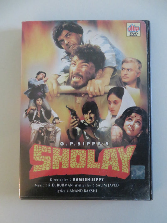 SHOLAY (DVD) SANJEEV KUMAR DHARMENDRA AMITABH BACHCHAN 1975 Movie posters