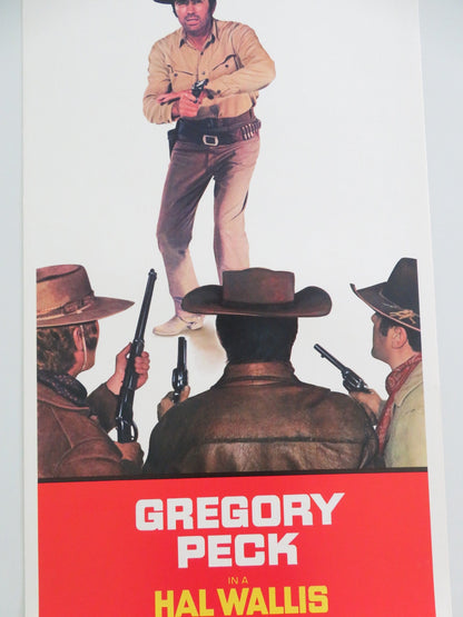 Shoot Out US Insert Poster Gregory Peck Patricia Quinn 1971 Movie posters
