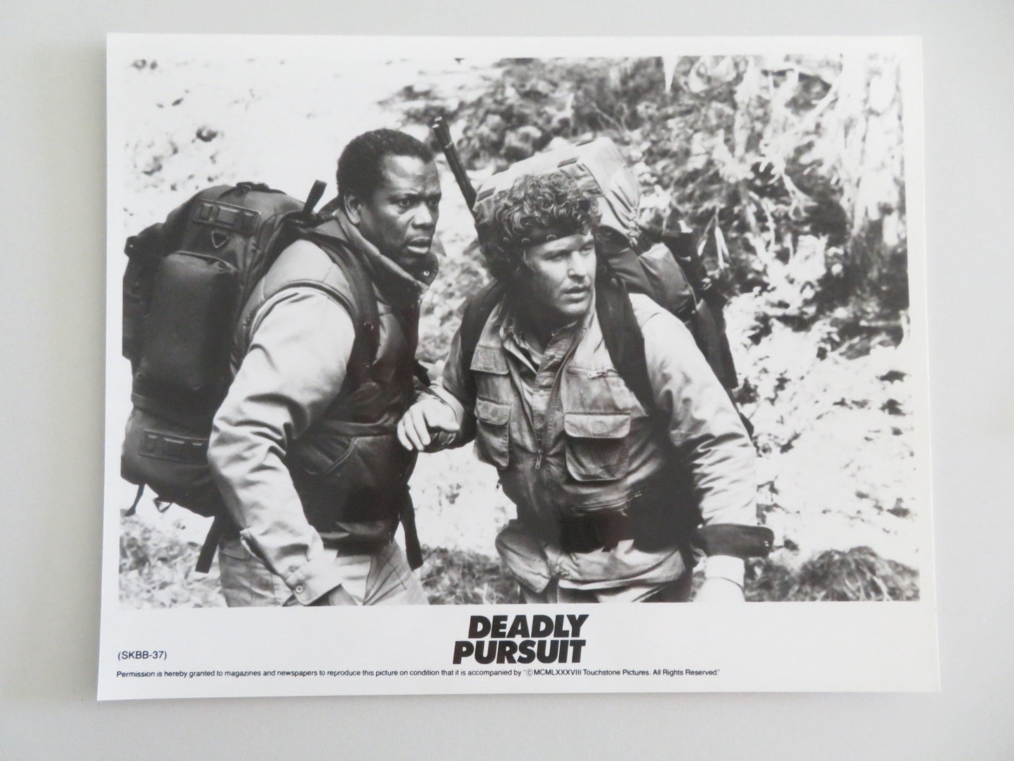 SHOOT TO KILL MOVIE STILL PHOTO LOT OF 8 SIDNEY POITIER TOM BERENGER 1988 Movie posters