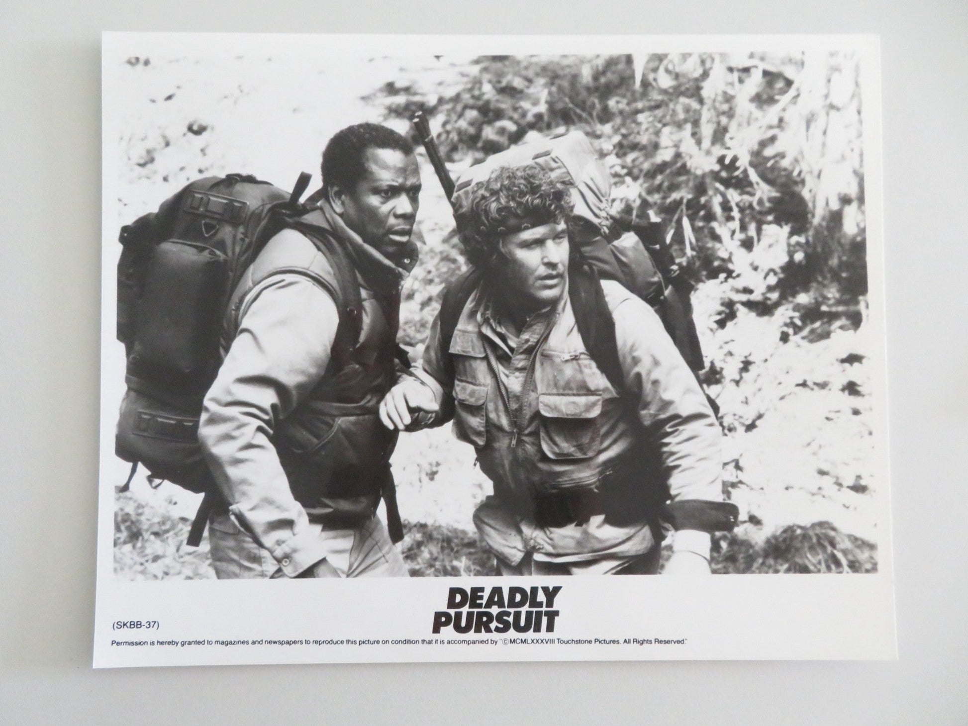 SHOOT TO KILL MOVIE STILL PHOTO LOT OF 8 SIDNEY POITIER TOM BERENGER 1988 Movie posters