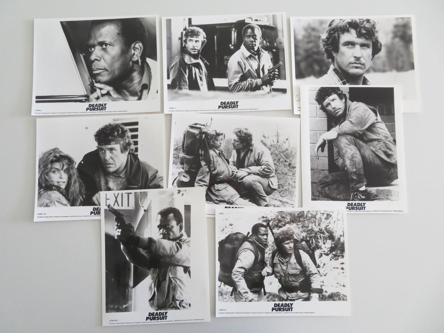 SHOOT TO KILL MOVIE STILL PHOTO LOT OF 8 SIDNEY POITIER TOM BERENGER 1988 Movie posters