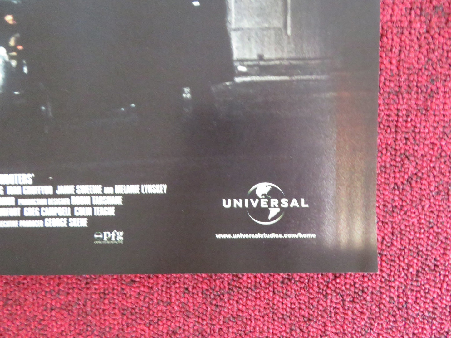 SHOOTERS VHS VIDEO POSTER ADRIAN DUNBAR GERARD BUTLER 2000 Rendezvous Cinema Movie posters