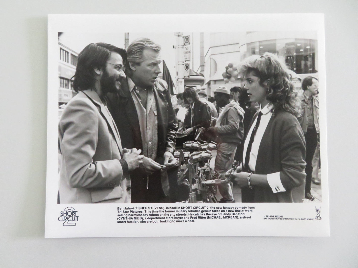 SHORT CIRCUIT 2 MOVIE STILL PHOTO LOT OF 5 FISHER STEVENS JACK WESTON 1988 Movie posters