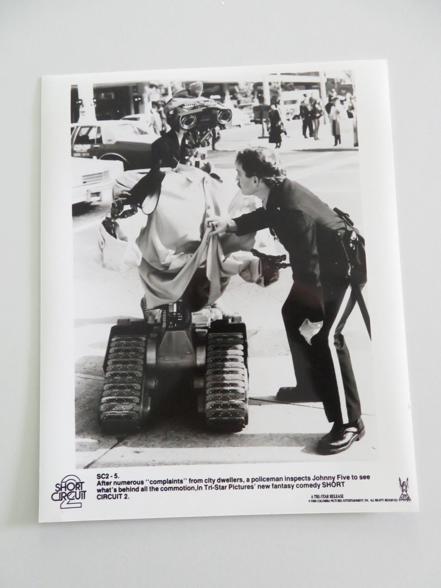 SHORT CIRCUIT 2 MOVIE STILL PHOTO LOT OF 5 FISHER STEVENS JACK WESTON 1988 Movie posters