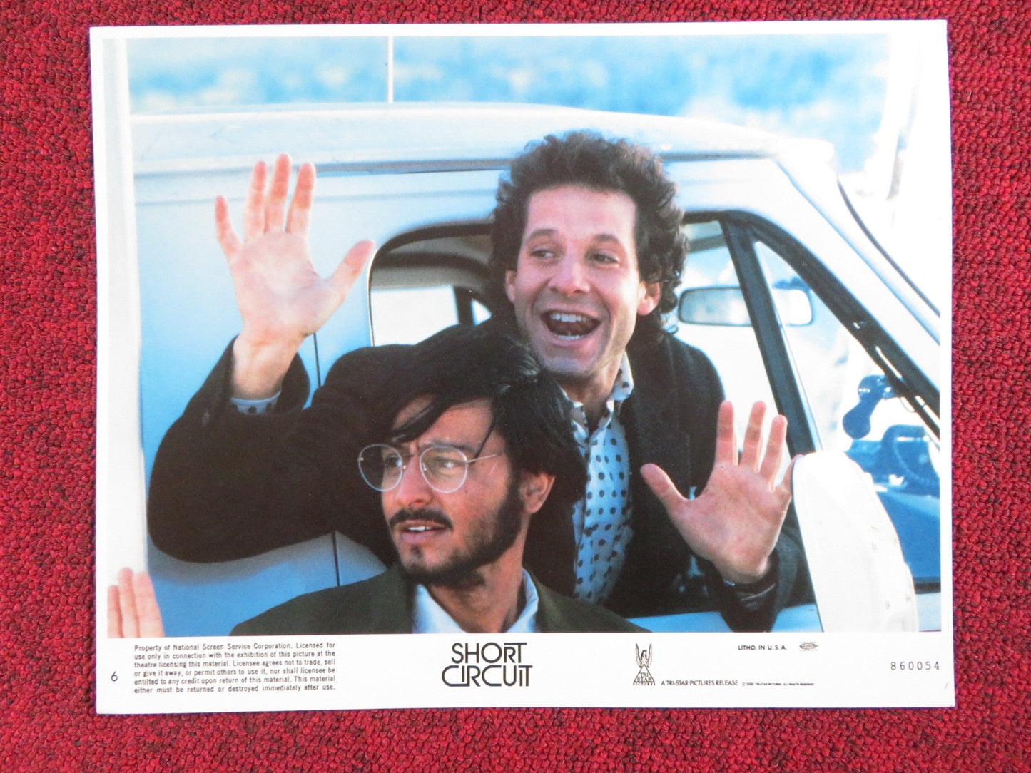 SHORT CIRCUIT - 6 LOBBY CARD STEVE GUTTENBERG ALLY SHEEDY 1986 Rendezvous Cinema Movie posters