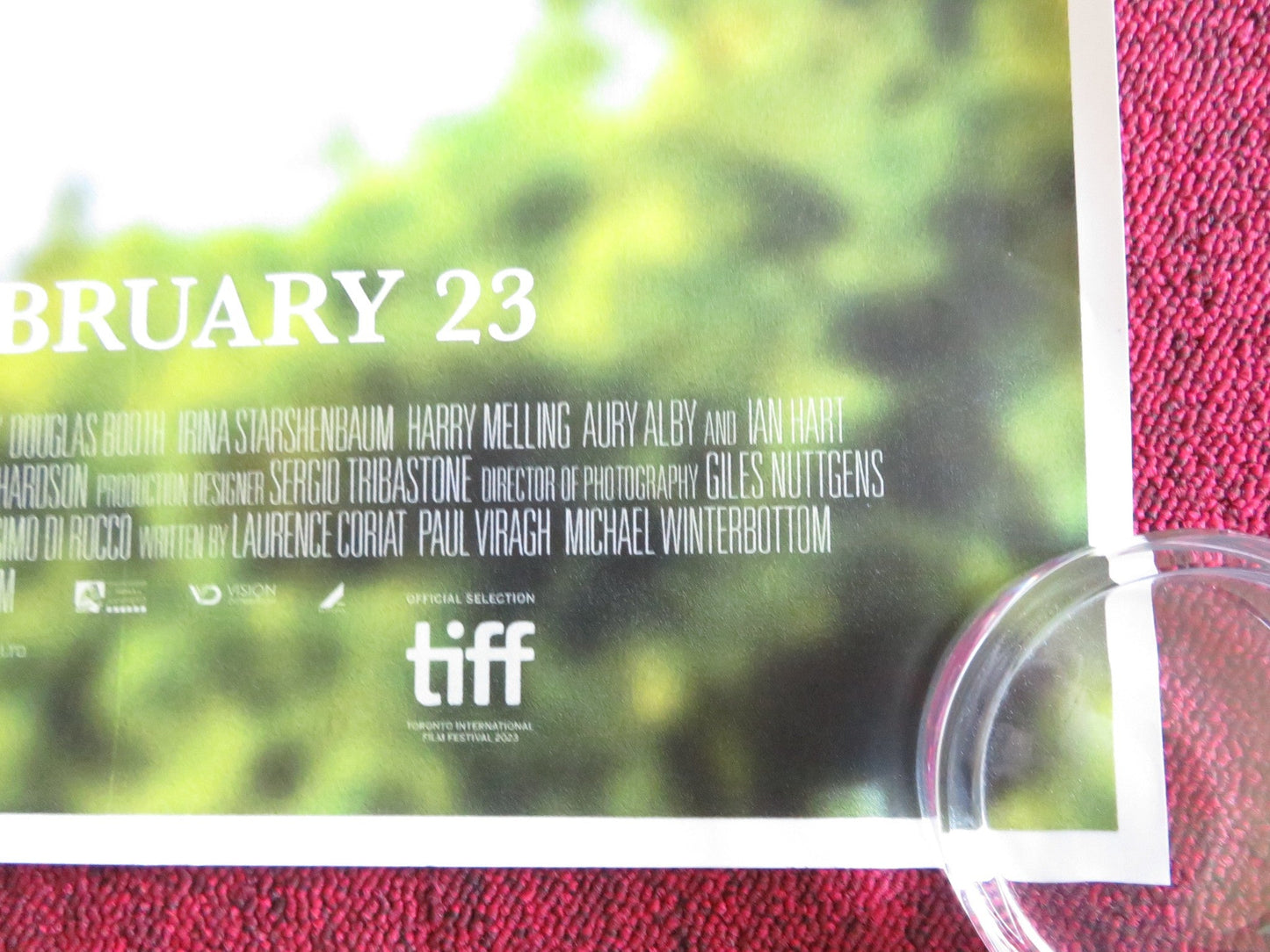 SHOSHANA UK QUAD ROLLED POSTER IRINA STARSHENBAUM DOUGLAS BOOTH 2023 Rendezvous Cinema Movie posters