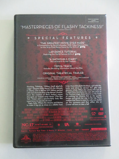 Showgirls - B (DVD) Elizabeth Berkley Kyle MacLachlan 1995 Region 1 Movie posters