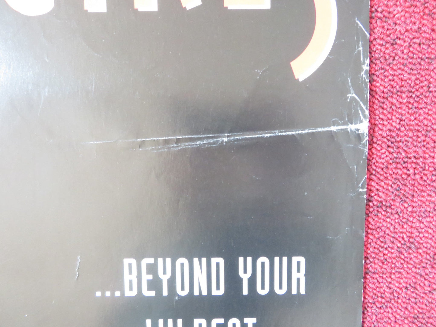 SHOWGIRLS VHS VIDEO POSTER ELIZABETH BERKLEY KYLE MACLACHLAN 1995 Rendezvous Cinema Movie posters