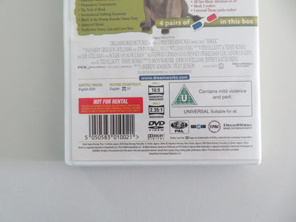SHREK +3.D THE STORY CONTINUES - 2 DISC SET (DVD) MIKE MYERS 2001 REGION 2, 4 Movie posters