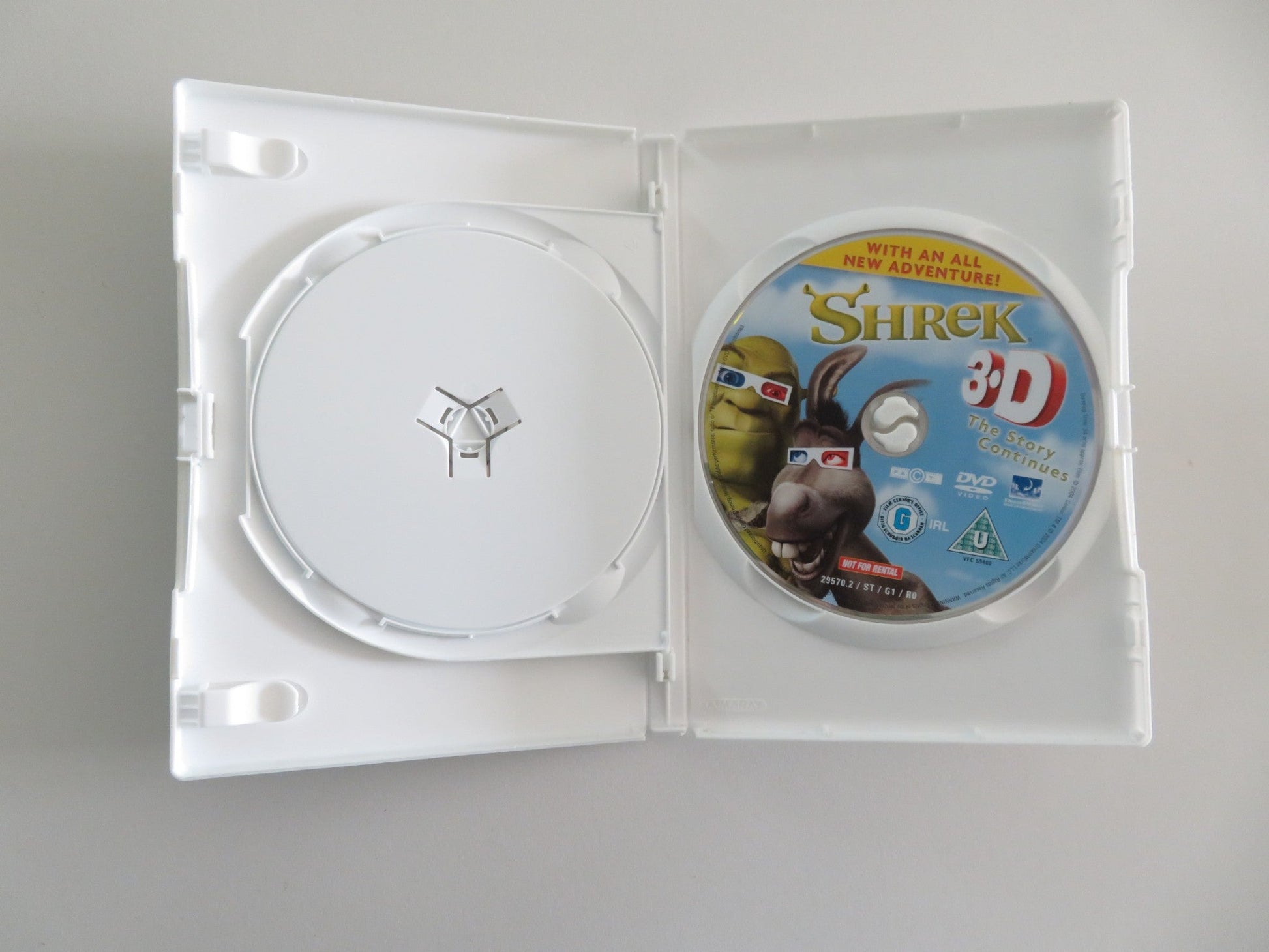 SHREK +3.D THE STORY CONTINUES - 2 DISC SET (DVD) MIKE MYERS 2001 REGION 2, 4 Movie posters